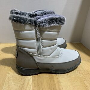 Totes Women's Ada‎ Waterproof Boots Gray Size 6M